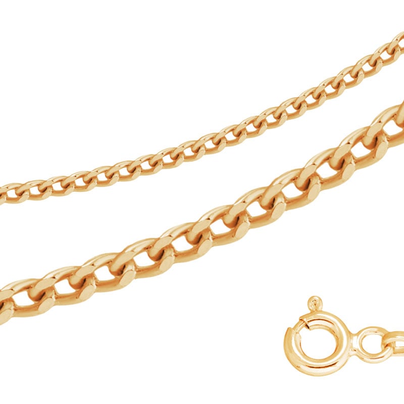 Цепь золотая, плетение панцирное арт. 11035010140