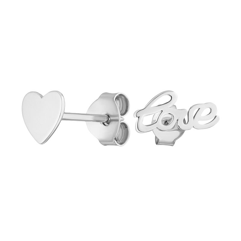 Серьги серебряные "Сердце" арт. 2029907/9