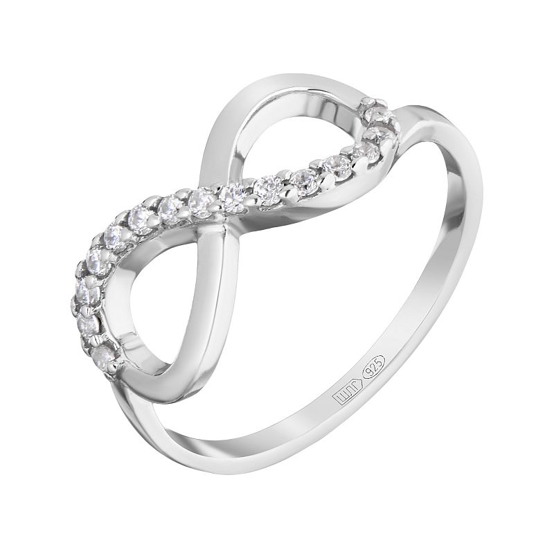 Кольцо серебряное с фианитами арт. 21110758/9