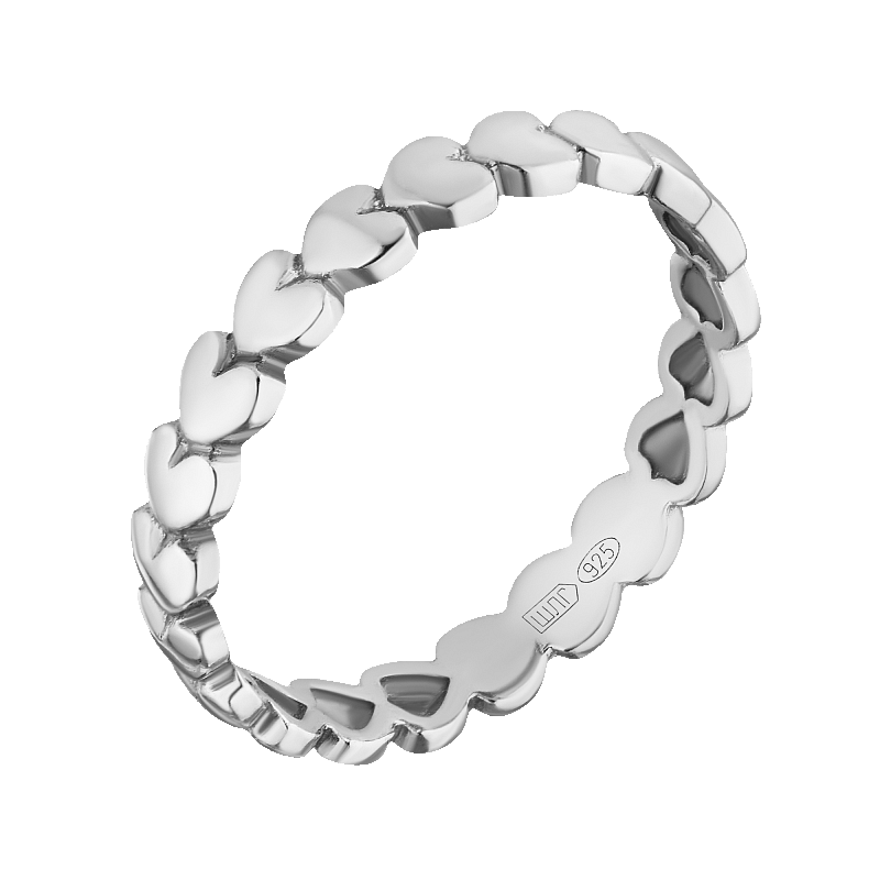 Кольцо серебряное "Сердце" арт. 20110579/9