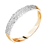 Кольцо золотое с бриллиантами арт. 1214533