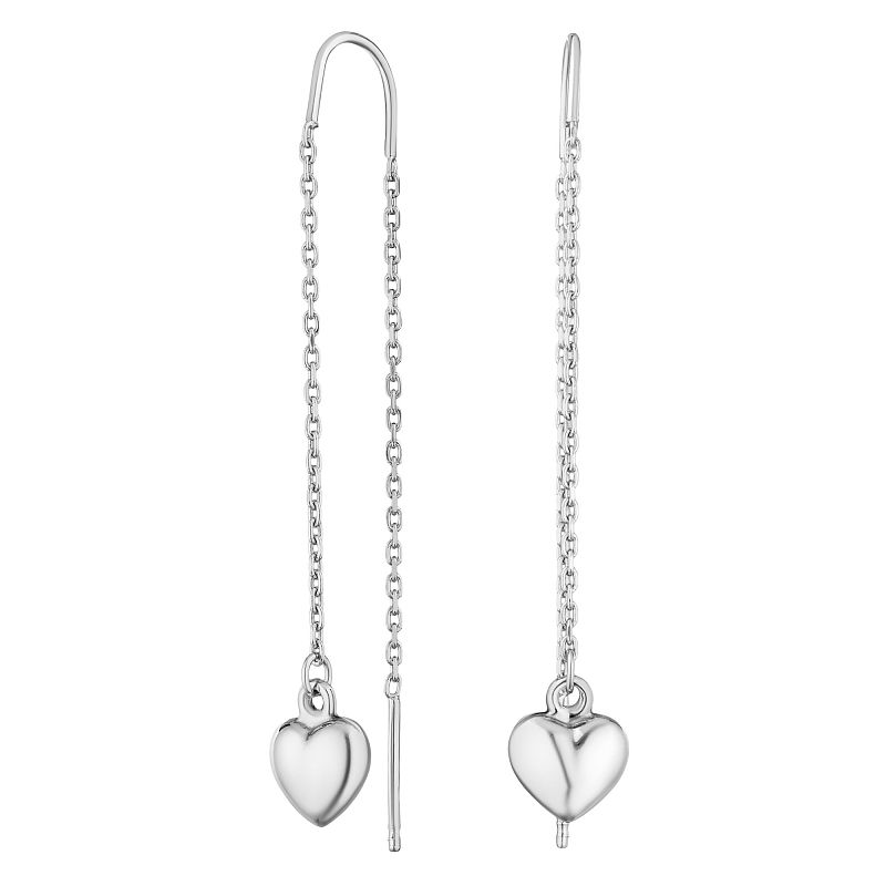 Серьги серебряные "Сердце" арт. 0211797-00245