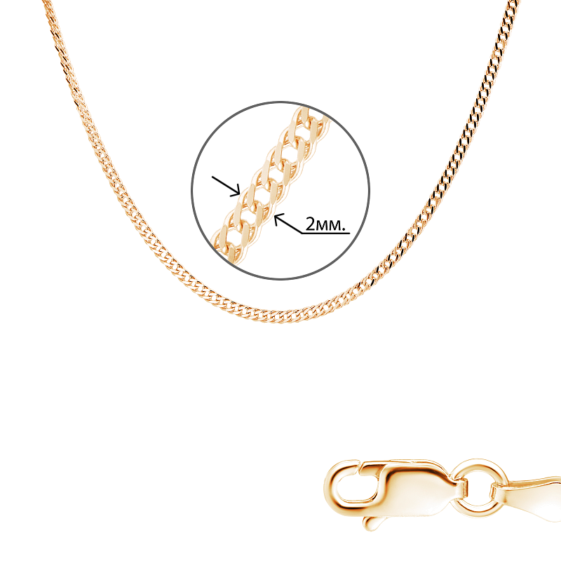 Цепь золотая арт. 11035050140