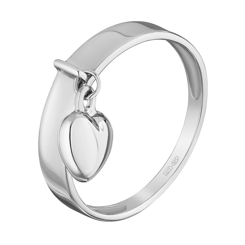 Кольцо серебряное "Сердце" арт. 0121758-00245