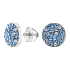 Серьги серебряные с кристаллами Swarovski арт. 0656C03085