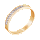 Кольцо обручальное золотое с бриллиантами арт. 1213767
