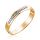 Кольцо обручальное золотое с бриллиантами арт. 1213767/1
