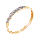 Кольцо обручальное золотое с бриллиантами арт. 1211409/5