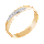 Кольцо обручальное золотое с бриллиантами арт. 1212596