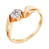 Кольцо золотое с бриллиантами арт. 1213391