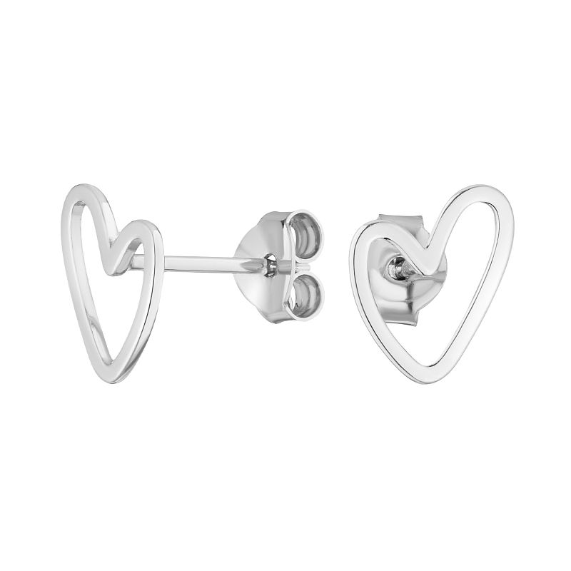 Серьги серебряные "Сердце" арт. 2029883/9