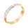 Кольцо обручальное золотое с бриллиантами арт. 1212796