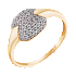 Кольцо золотое с бриллиантами арт. 1214219