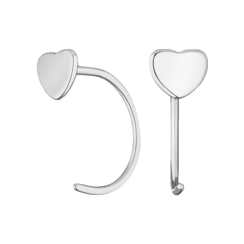 Серьги серебряные "Сердце" арт. 20211013/9