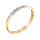 Кольцо обручальное золотое с бриллиантами арт. 1212597