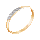 Кольцо обручальное золотое с бриллиантами арт. 1211409/3