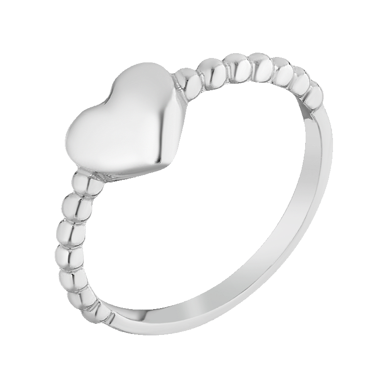 Кольцо серебряное "Сердце" арт. 20110586/9