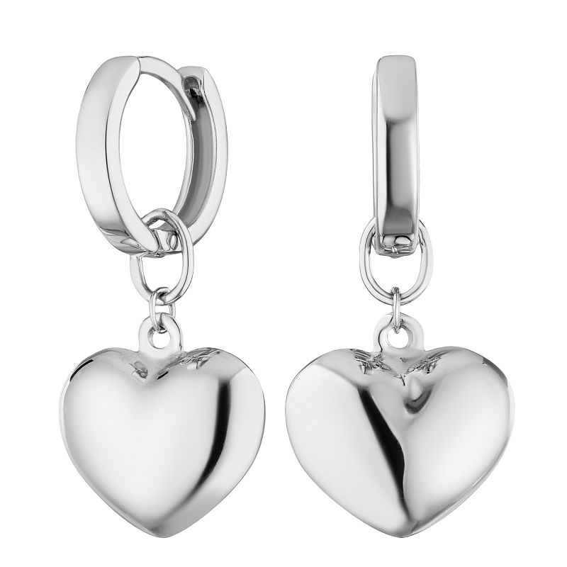 Серьги серебряные "Сердце" арт. 0221809-00245